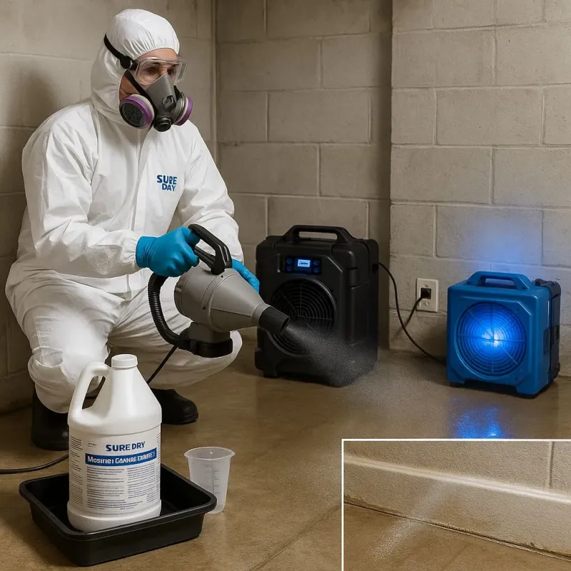 Sanitization and Odor Removal process in Earlston, PA