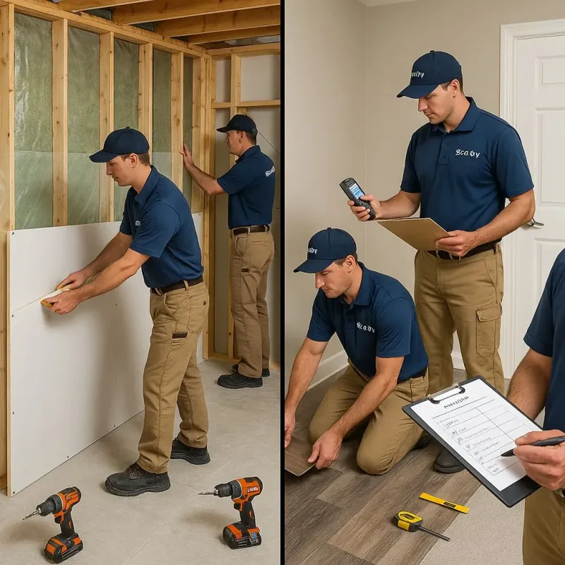 Repairs and Reconstruction process in Earlston, PA